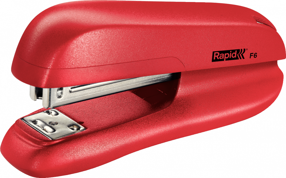 Zszywacz Rapid mały F6, do 20 kartek, czerwony