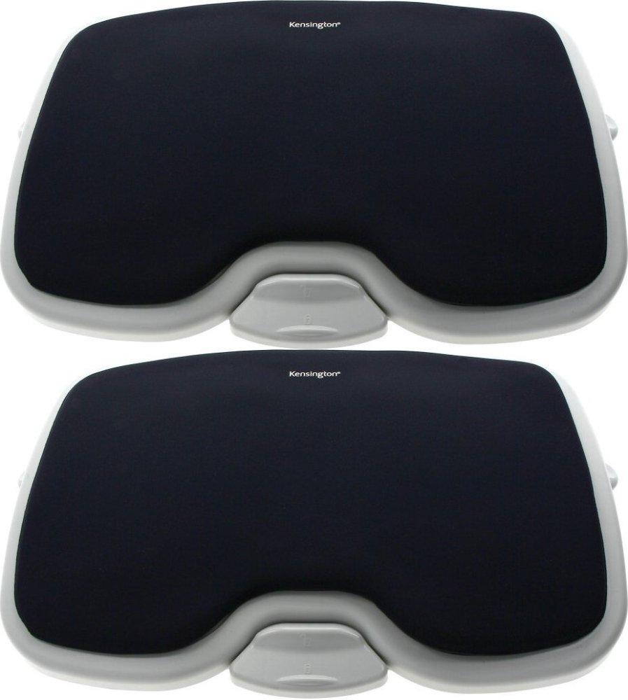 2x Podnóżek Kensington SoleMate Comfort, 116.8x355.6x540mm, szaro-czarny