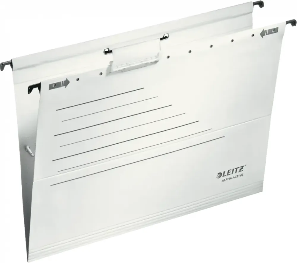 Teczka zawieszkowa Leitz Alpha Active, A4, z gumką, biały