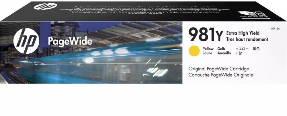 Tusz HP 981Y (L0R15A), 16000 stron, yellow (żółty)