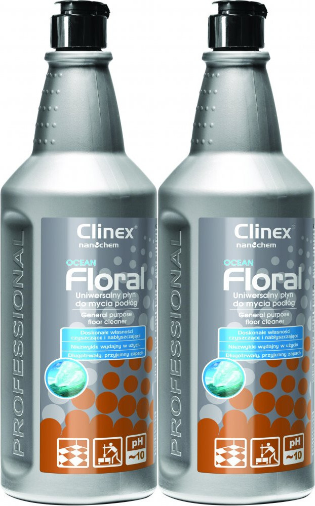 2x Płyn do podłóg Clinex Floral Ocean, 1l