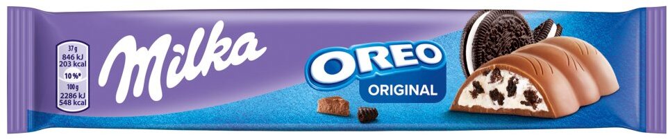 Baton Milka & Oreo Original, waniliowy, 37g