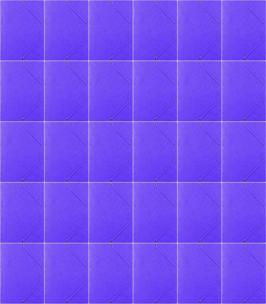 30x Teczka preszpanowa z gumką Donau, A4, 390g/m2, fioletowy