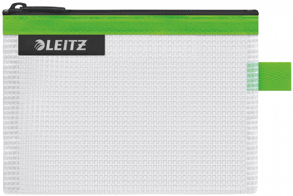 Koszulka/saszetka z suwakiem Leitz Wow, wodoodporna, rozmiar S, zielony