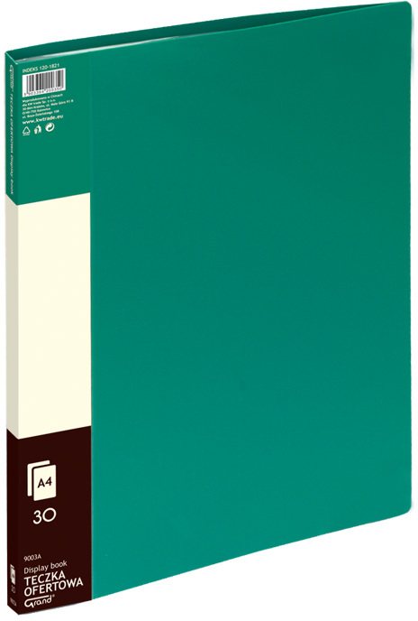 Album ofertowy Grand 9003A, A4, 30 koszulek, zielony