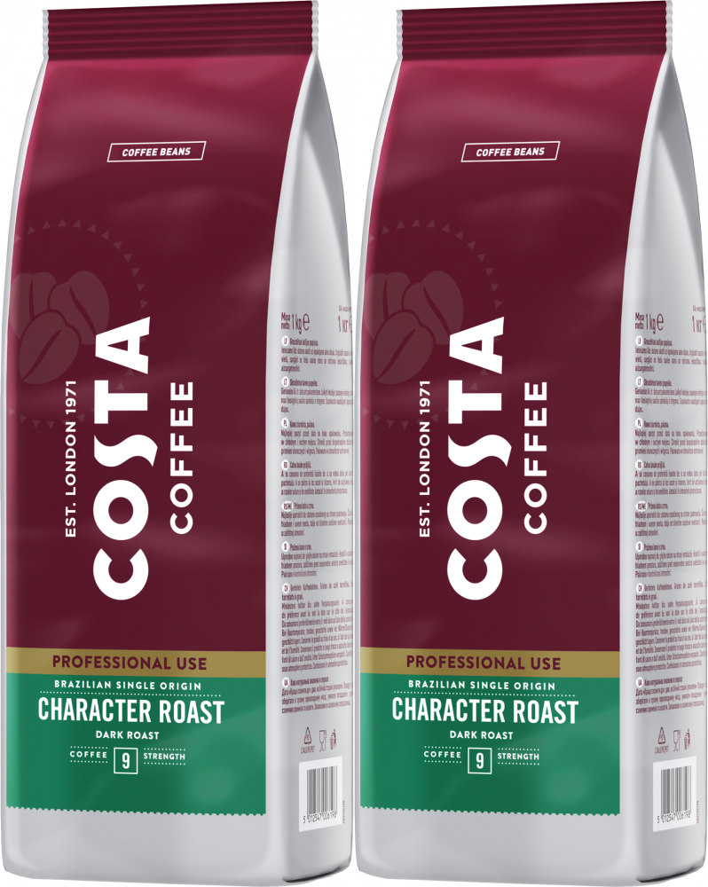 2x Kawa ziarnista Costa Professional Brazilian Blend, 100% Arabika, 1kg