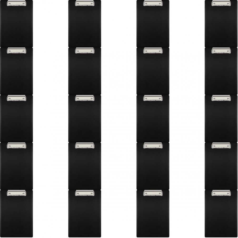 20x Clipboard Biurfol, A5, czarny