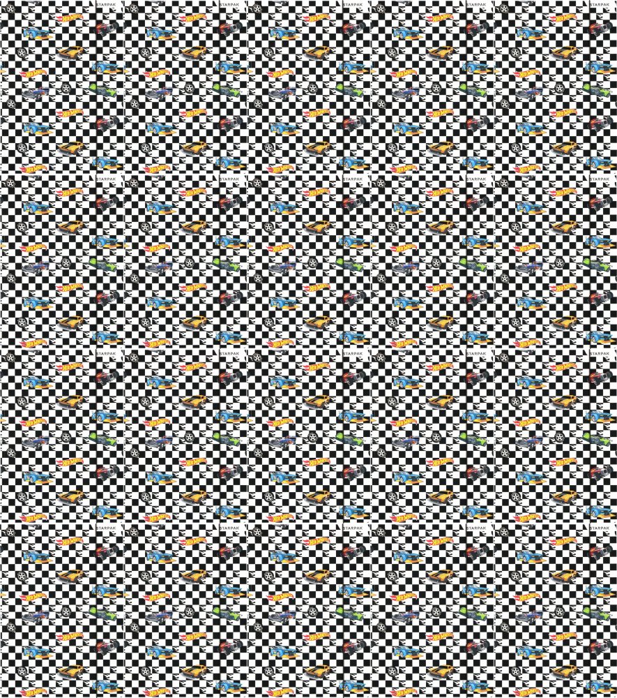 20x Teczka z gumką Starpak Hot Wheels, A4, mix wzorów