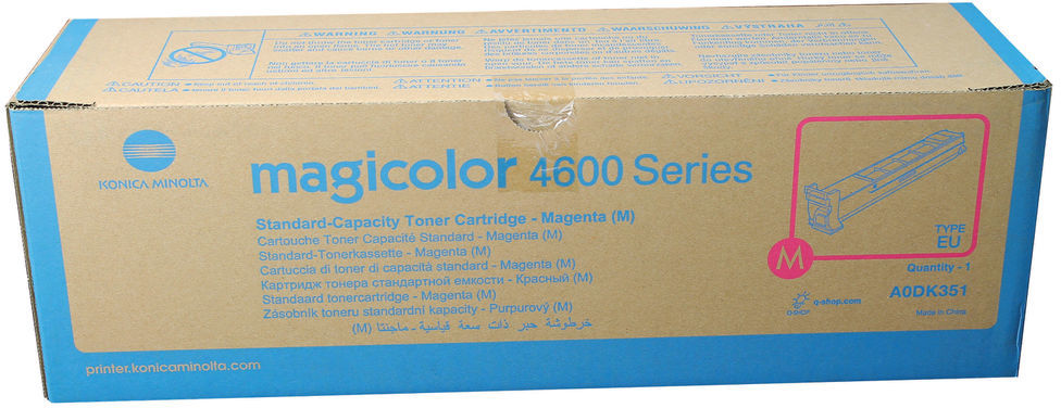 Toner Konica Minolta (A0DK351), 4000 stron, magenta (purpurowy)
