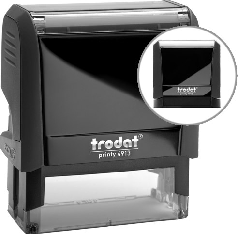 Pieczątka Trodat Printy 4913, obudowa czarna