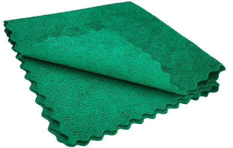 Ściereczka z mikrofibry Qleanup Long Fresh Professional, 38x38cm, 275g, 5 sztuk, zielony