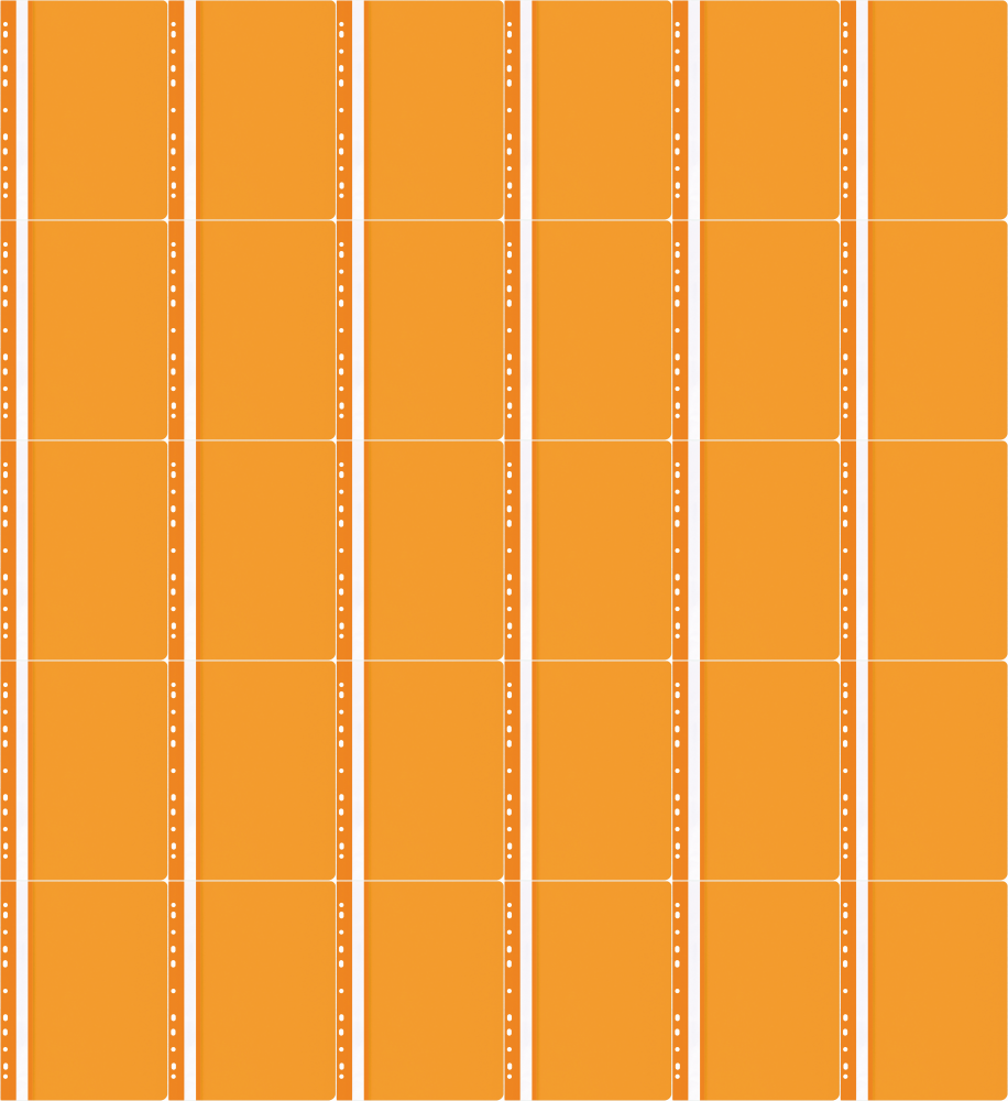 75x Skoroszyt plastikowy oczkowy Office Products, A4, do 200 kartek, pomarańczowy