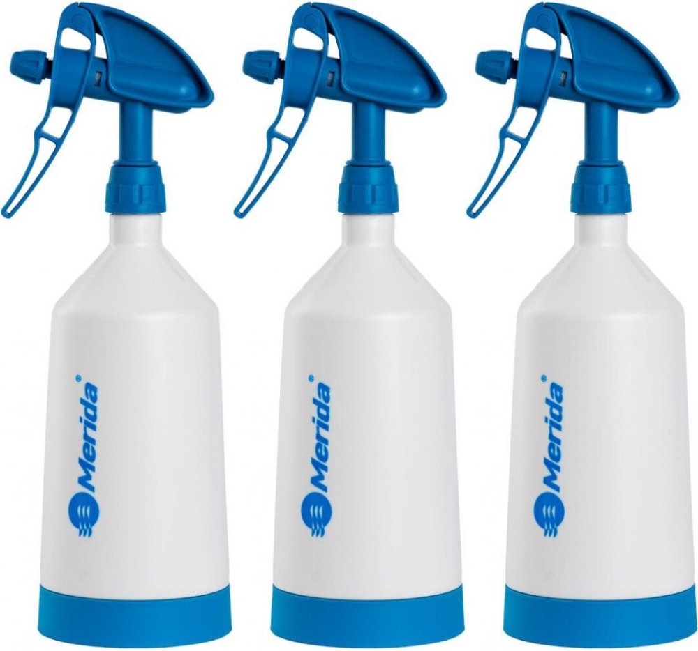 3x Butelka ze spryskiwaczem Merida, wyskalowana, 1l