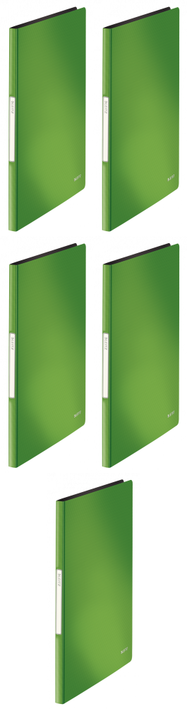 5x Album ofertowy Leitz Solid, A4, 20 koszulek, jasnozielony