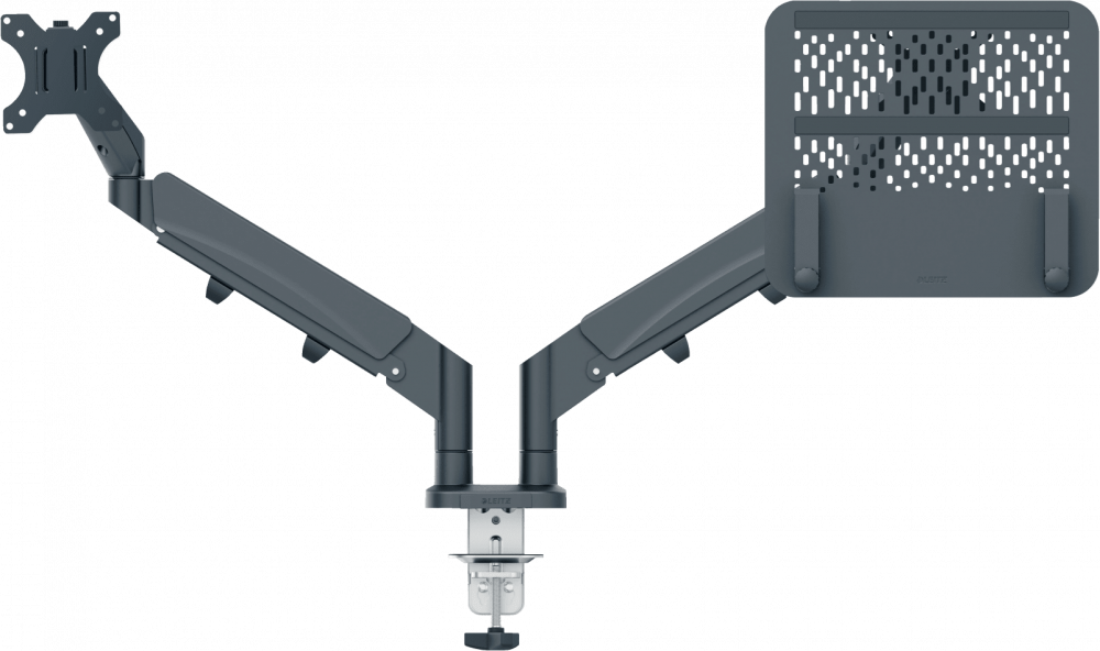 Uchwyt na monitor i laptop Leitz Ergo, ciemnoszary