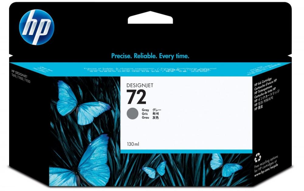 Tusz HP 72 (C9374A), 130 ml, grey (szary)