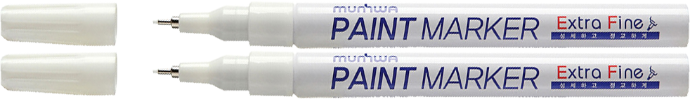 2x Marker olejowy MunHwa Extra Fine, 1mm, biały