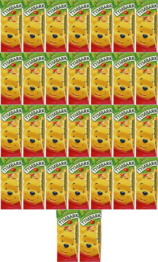 54x Sok multiwitamina Tymbark, kartonik, 0.2l