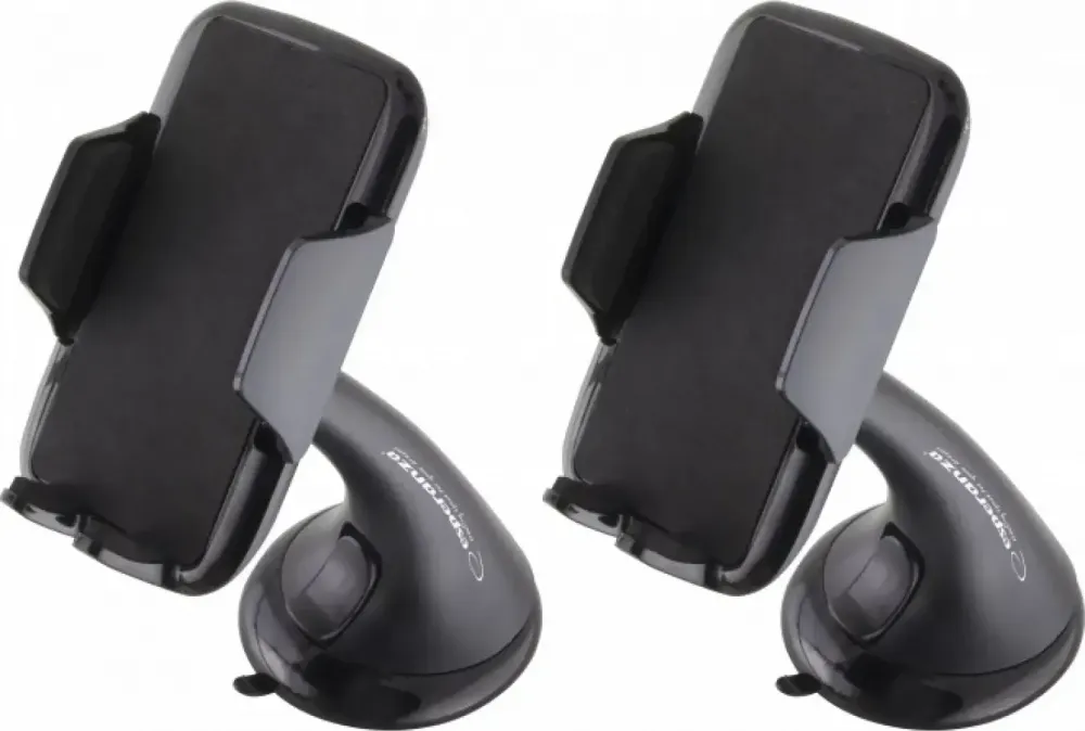2x Uchwyt samochodowy Esperanza Beetle, na telefon, czarny