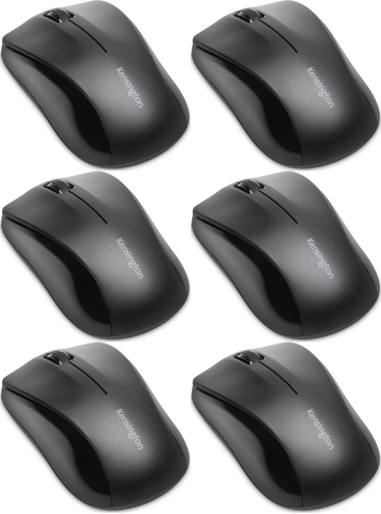 6x Myszka bezprzewodowa Kensington ValuMouse, optyczna, czarny