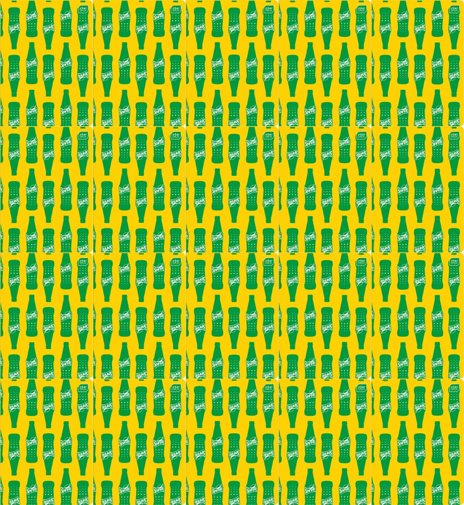 20x Zeszyt A5 Interdruk Coca Cola, w wąskie kolorowe linie, 32 kartki, mix wzorów