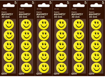 6x Magnesy Grand GR-530S, 30mm, 5 sztuk, buźki