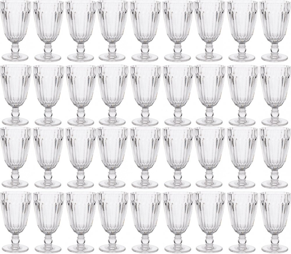 6x Szklanka na stopce Altom Design Venus, 285ml, szkło, 6 sztuk, przezroczysty