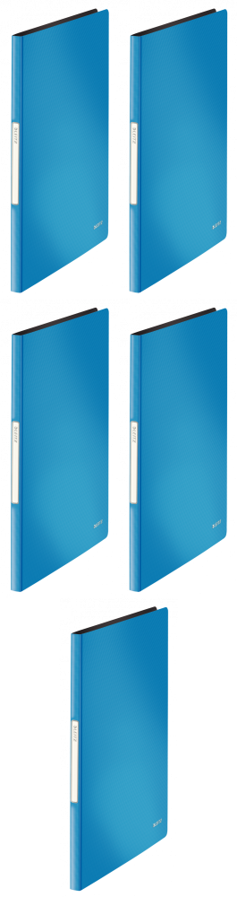 5x Album ofertowy Leitz Solid, A4, 20 koszulek, jasnoniebieski