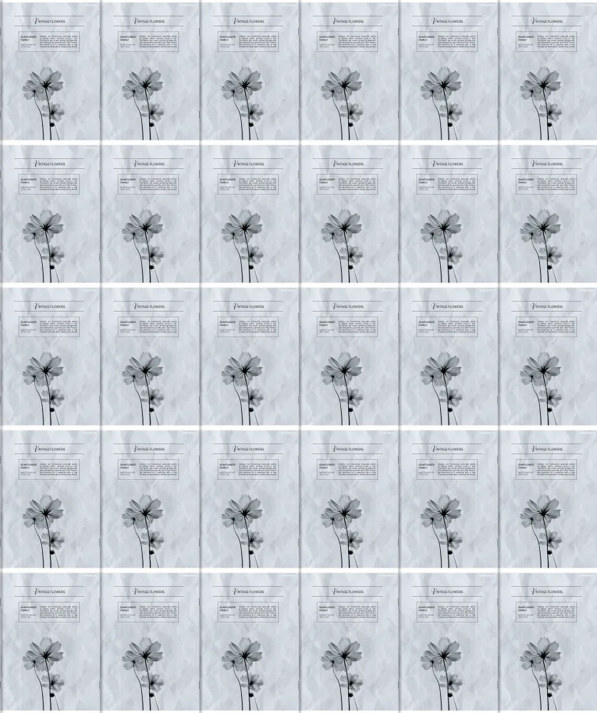 40x Zeszyt w kratkę TOP 2000 Megamix, A5, 60 kartek, mix wzorów 1