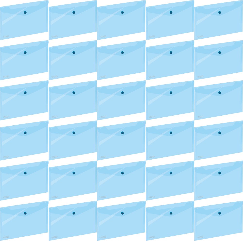 50x Teczka kopertowa na zatrzask Grand 043, A5, niebieski