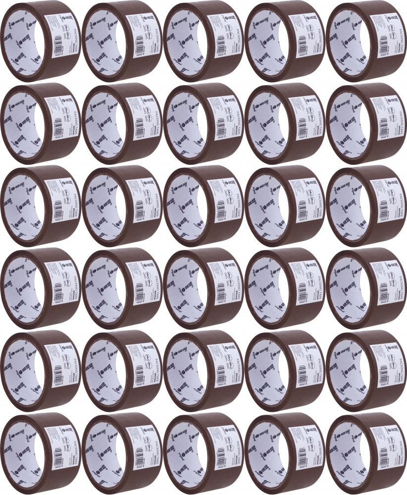 42x Taśma pakowa MemoBe, akryl, 48mmx50yd, brązowy