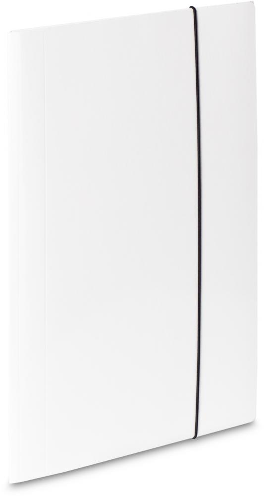 Teczka kartonowa z gumką VauPe Soft, A4, 450g/m2, 20mm, biały
