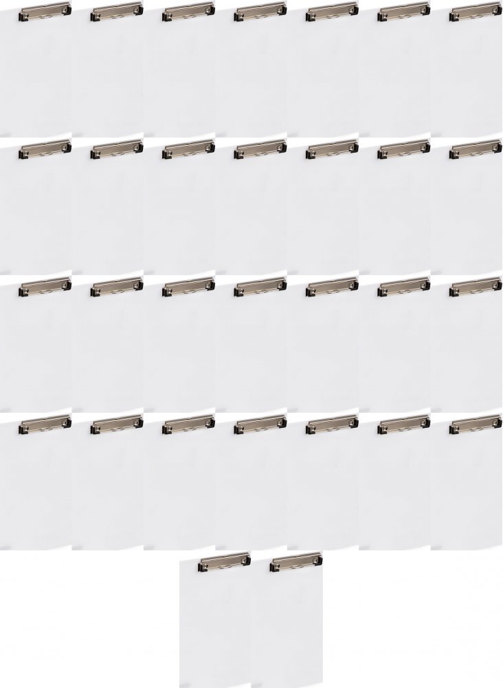 40x Clipboard Grand GR991P, A4, biały