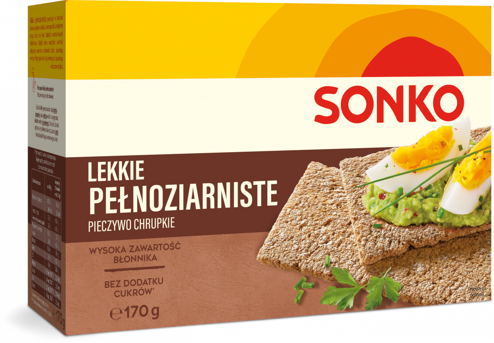Pieczywo lekkie Sonko, pełnoziarniste, 170g
