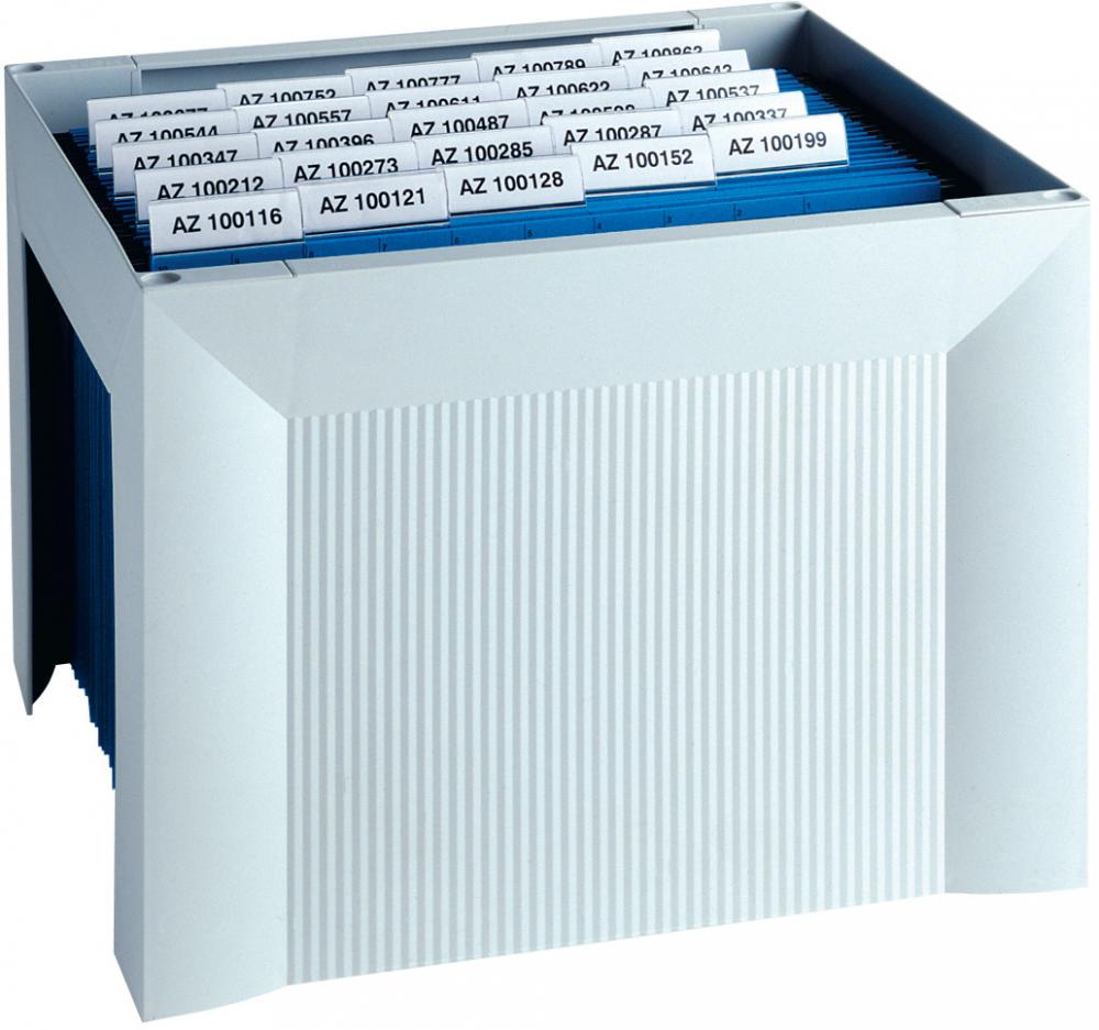 Pojemnik na 35 teczek zawieszanych Han Karat, 360x320x264mm, szary