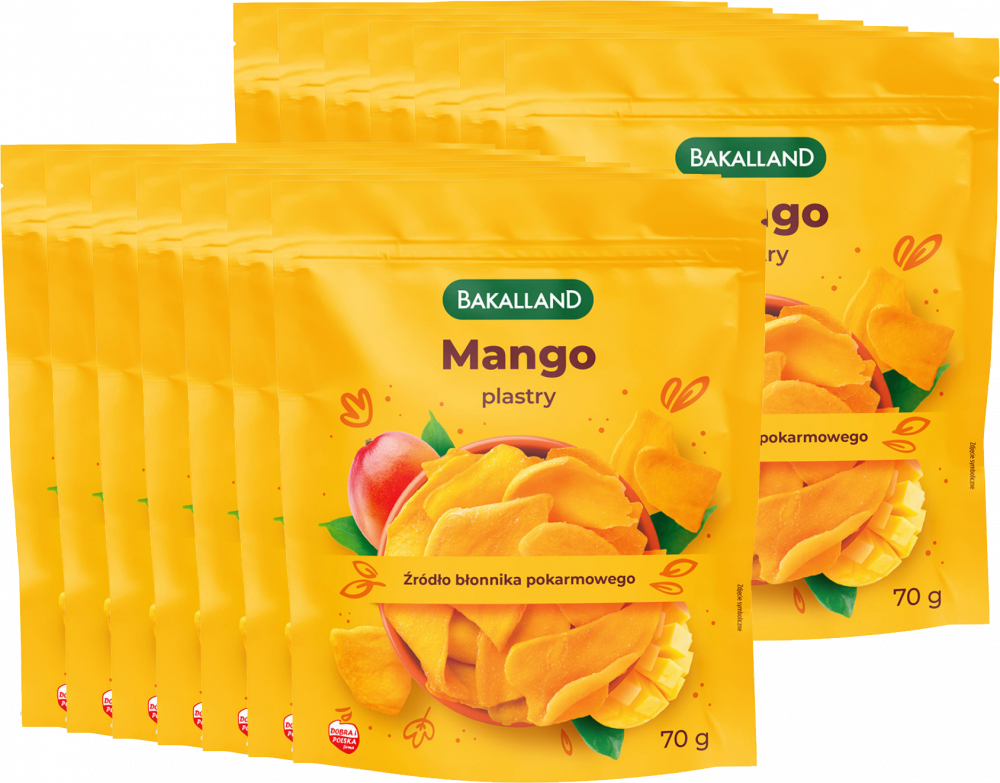 14x Suszone mango Bakalland, 70g