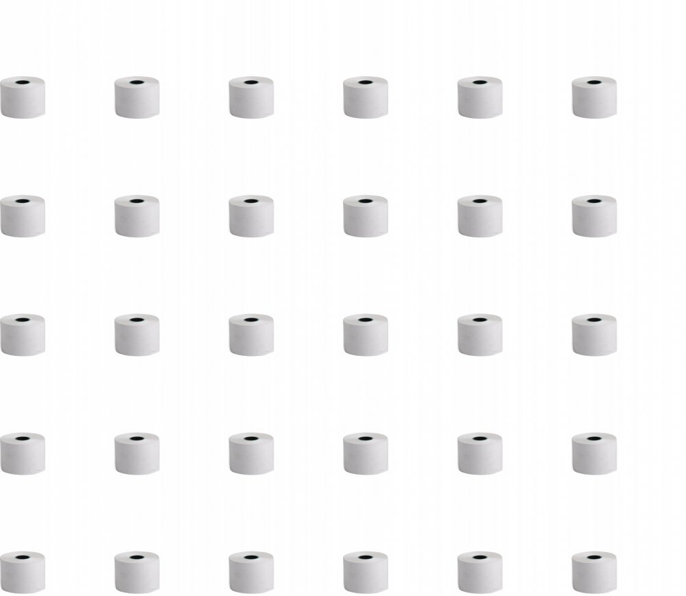 30x Rolka termiczna Drescher Polska Sp. z o.o., 32mm x 30m, 48g/m2, biały