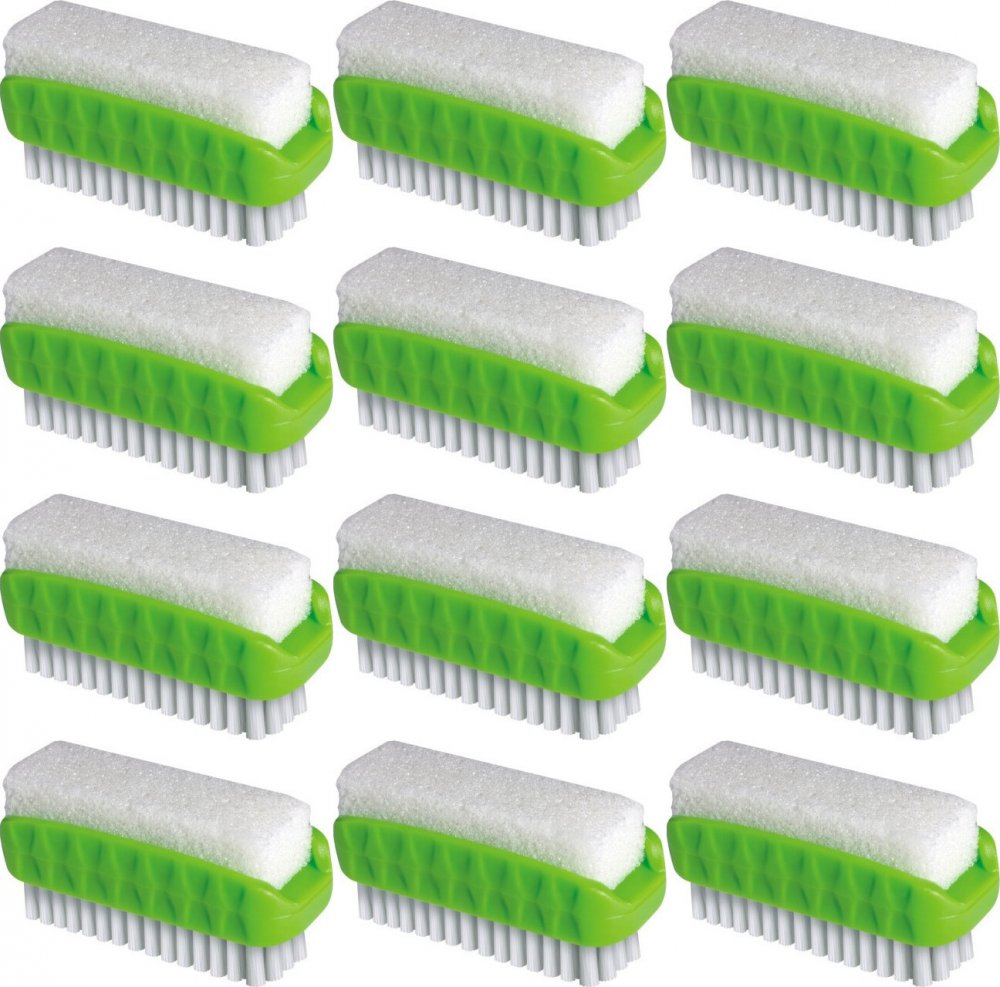 12x Szczotka do rąk z pumeksem York Prestige, mix kolorów