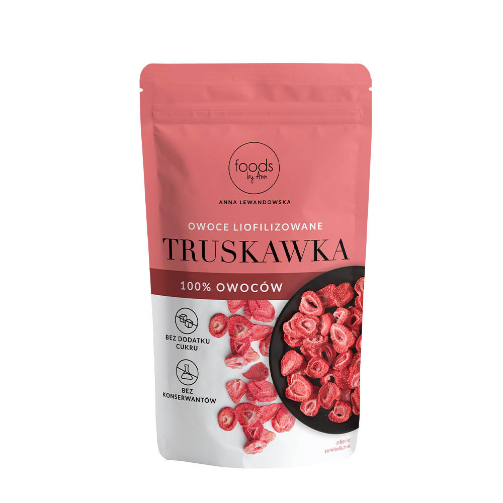 Owoce liofilizowane - truskawka, 65 g
