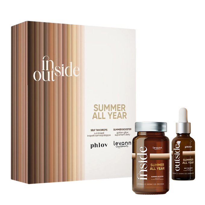 Zestaw Summer All Year (Summer Booster + Phlov Self Tan Drops)