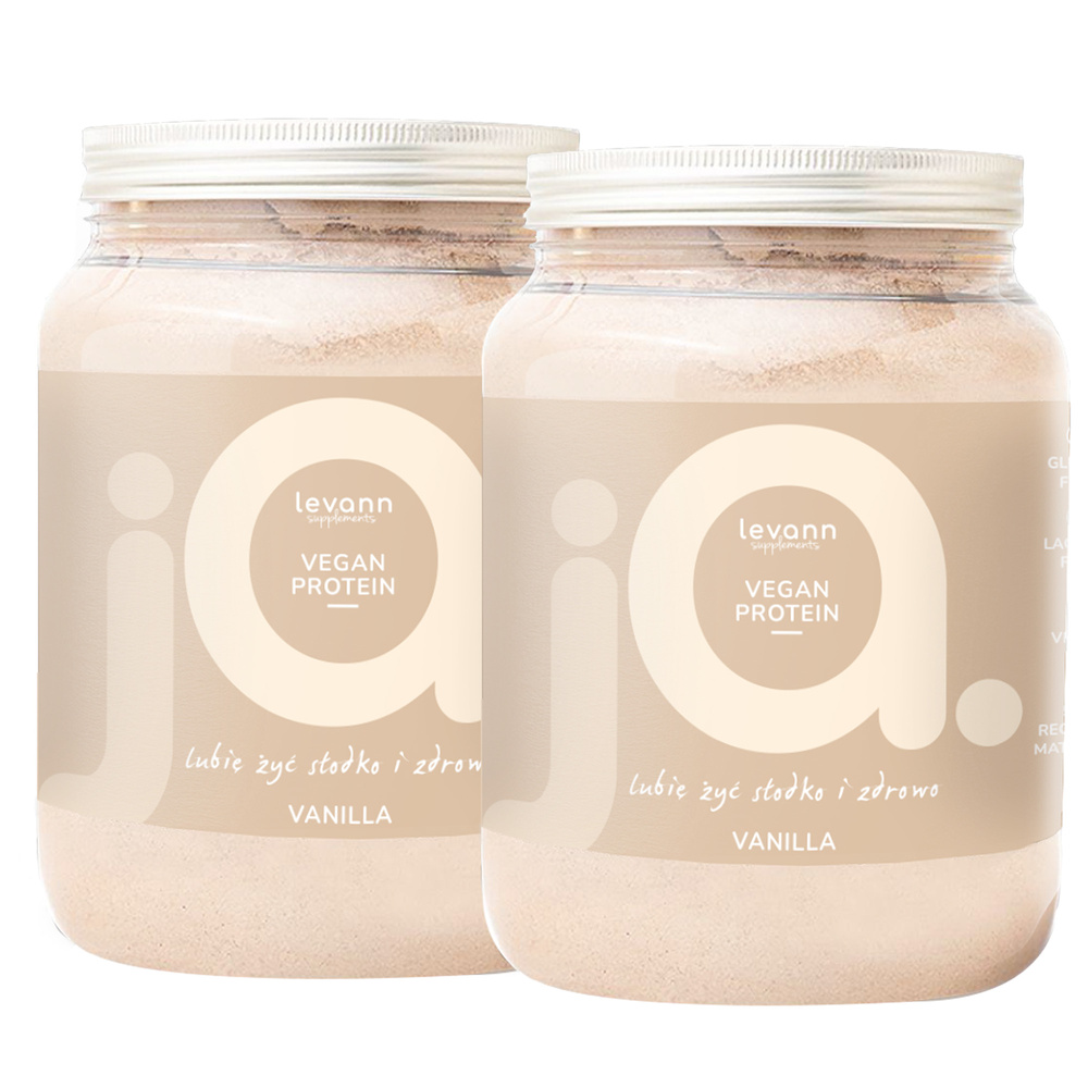 Wegańskie białko waniliowe, 500 g x2