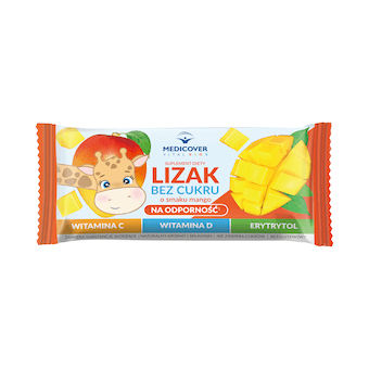 Lizak na odporność o smaku mango, 5 szt.