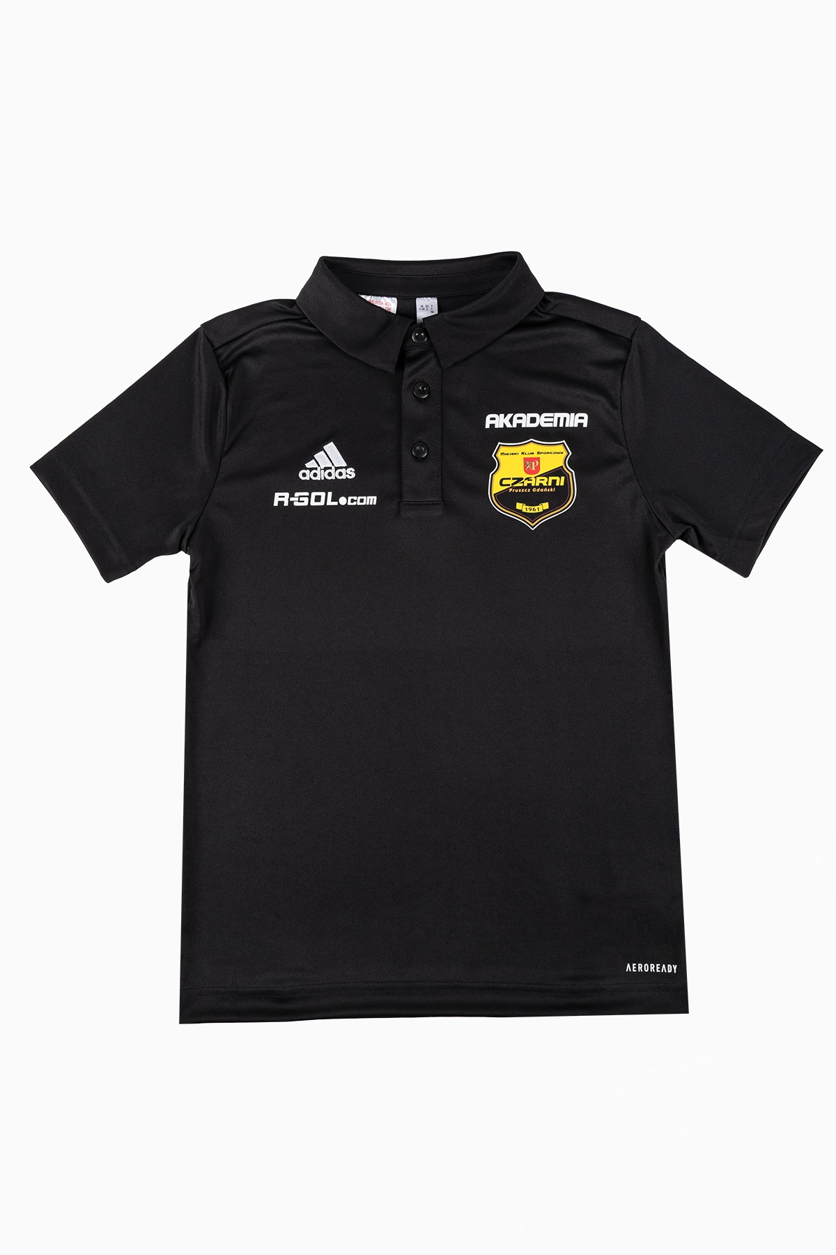 Koszulka adidas Czarni Pruszcz Gdański 24/25 Polo Junior - Czarny