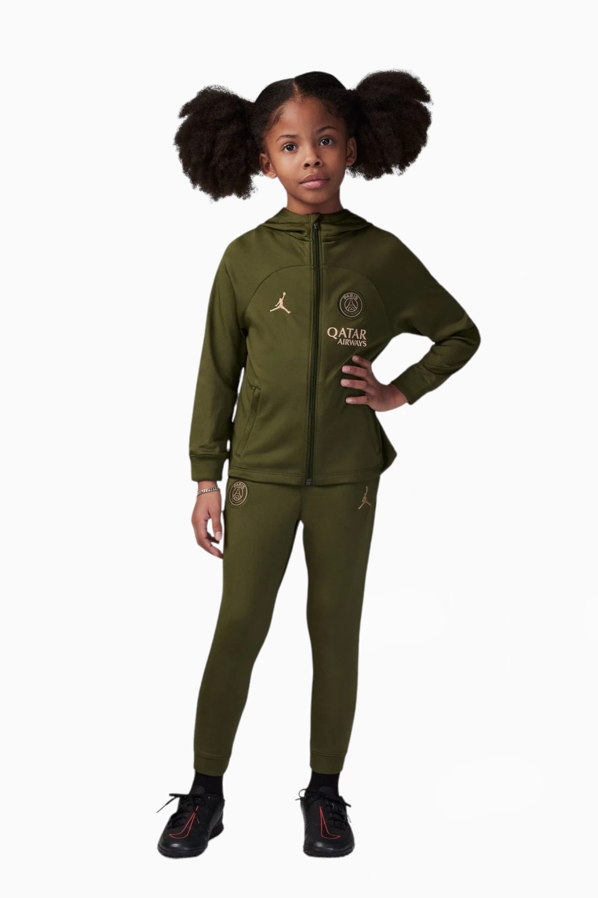 Dres Nike PSG x Jordan 23/24 Strike Małe Dzieci - Zielony