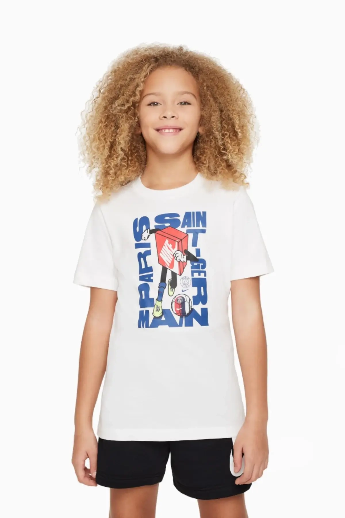 Koszulka Nike PSG 23/24 Tee Junior - Biały