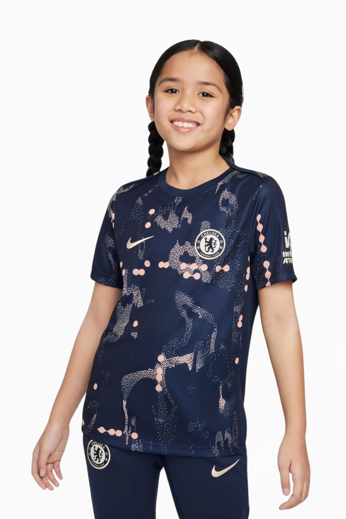 Koszulka Nike Chelsea FC 24/25 Pre-Match Junior - Granatowy