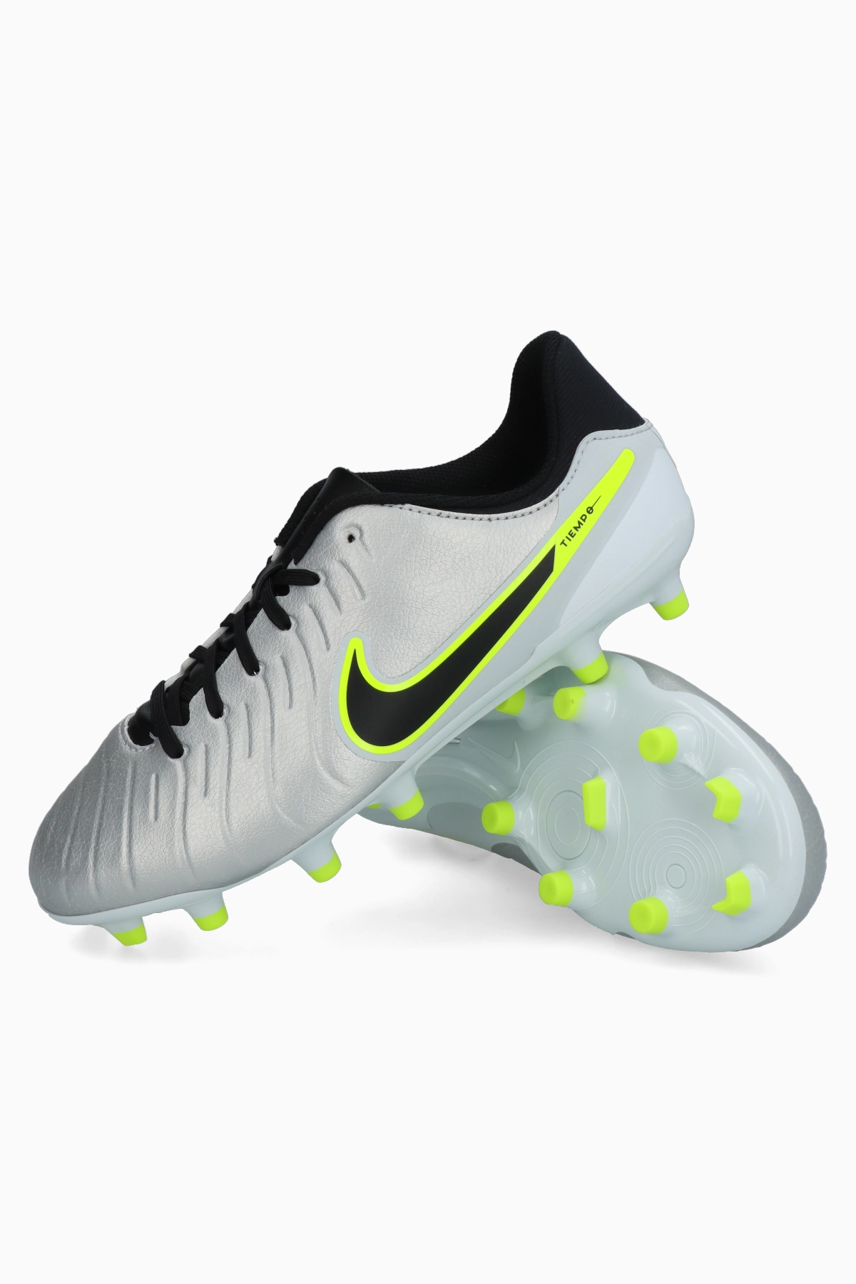Korki Nike Tiempo Legend 10 Academy FG/MG Junior - Srebrny