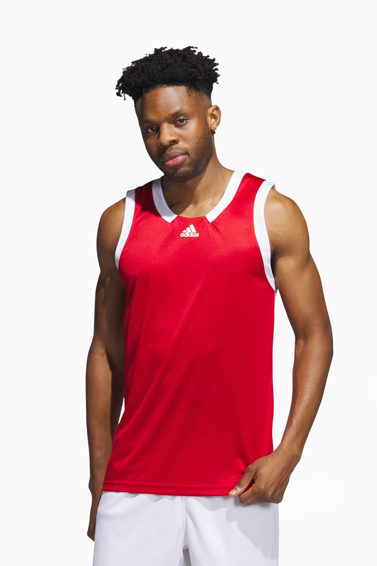 Koszulka bez rękawów adidas Icon Squad - Czerwony