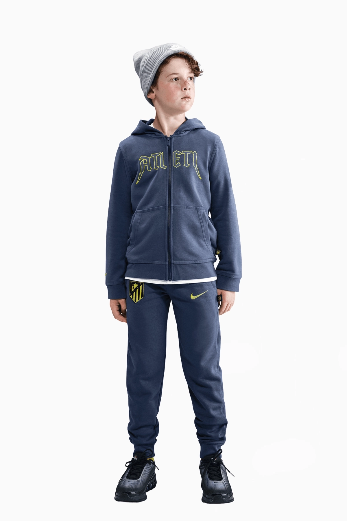 Bluza z kapturem Nike Atletico Madryt 25/26 Club Junior - Niebieski