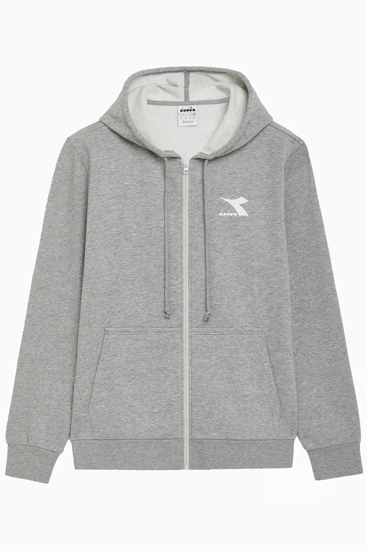 Bluza z kapturem Diadora FZ Core - Szary